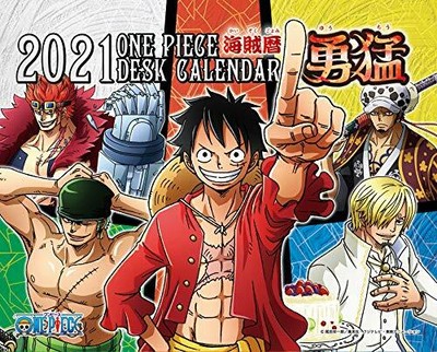 One Piece Pirate Calendar Brave 21 Calendar Desktop Cl 10 W Tracking New Ebay
