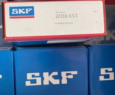 SKF ローラーベアリング 内径90mm レース幅64mm 1個 22318 E/C3 Jual