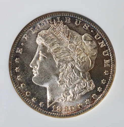 1880 S Morgan Silver $1 Dollar NGC MS64 PL