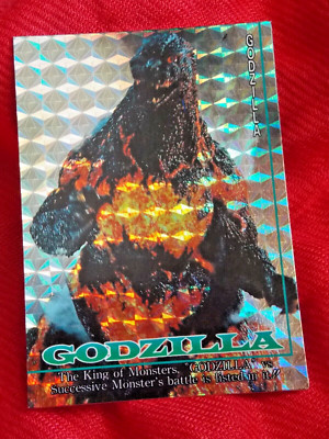   1995 AMADA BURNING Godzilla JAPAN Trading SPECIAL FOIL Card #99 Kaiju   UK