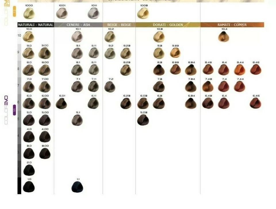 Selective Color EVO Tinta Professionale Crema Colorante Permanente 100ml X3 - Bild 2 von 2