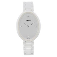 Rado Esenza 33mm Ceramic Touch White Diamond Dial Quartz Ladies Watch R53092712