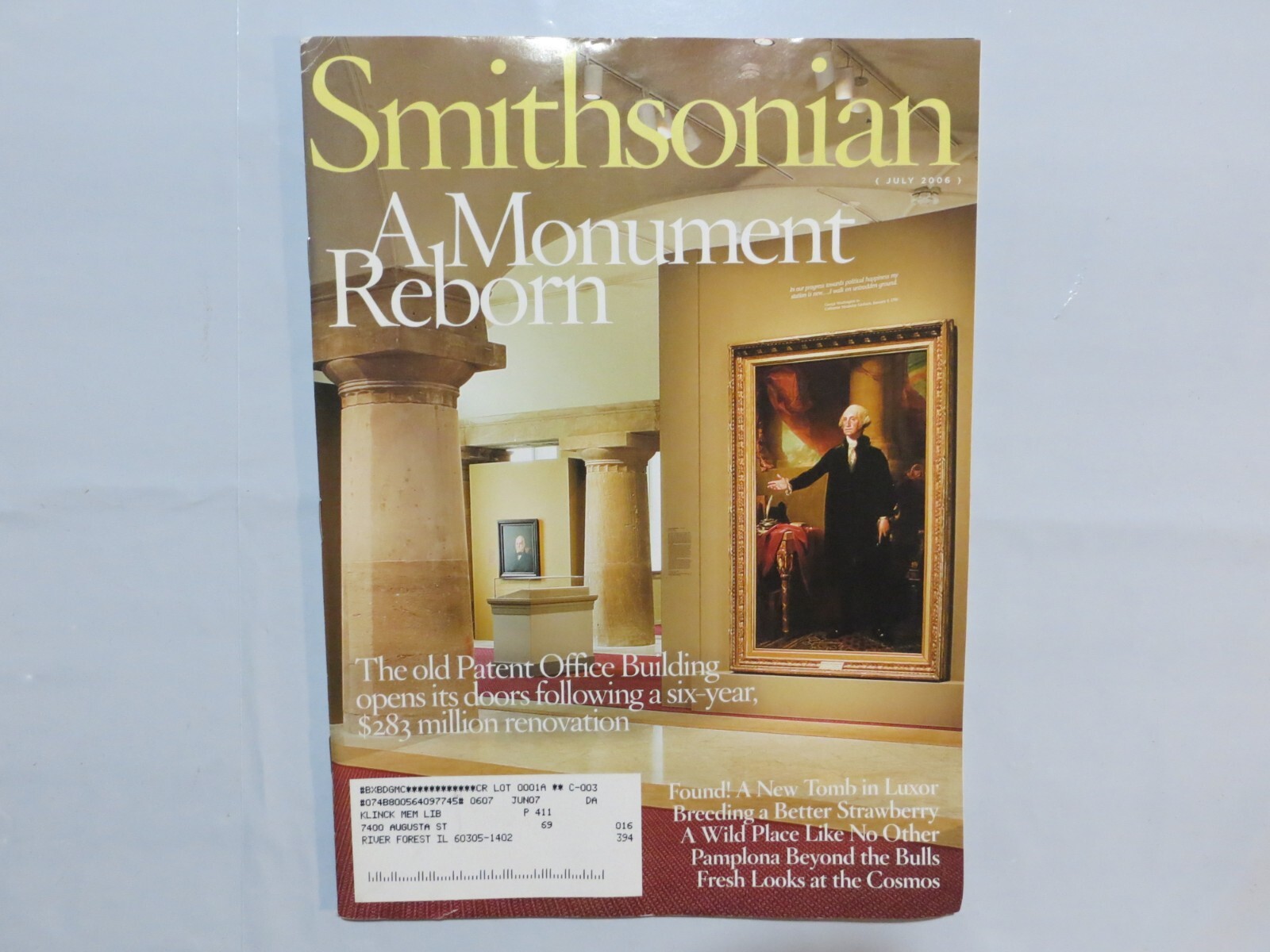 JULY 2006 SMITHSONIAN MAGAZINE FEATURING A MONUMENT REBORN 2X | eBay
