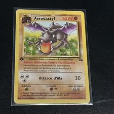 Aerodactyl 16/62 Fossil 1^ ed No Holo carta Pokemon