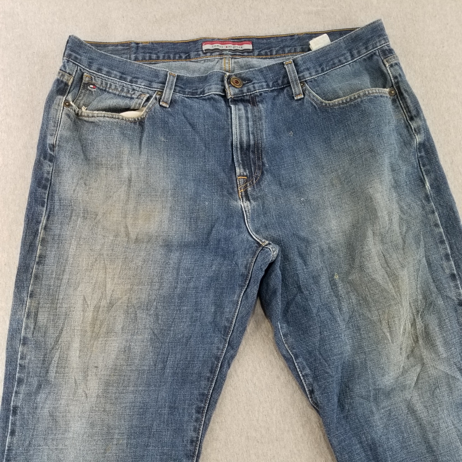 Tommy Hilfiger Jeans Men's Size 38x32 Straight High Quality Nice thumbnail 2