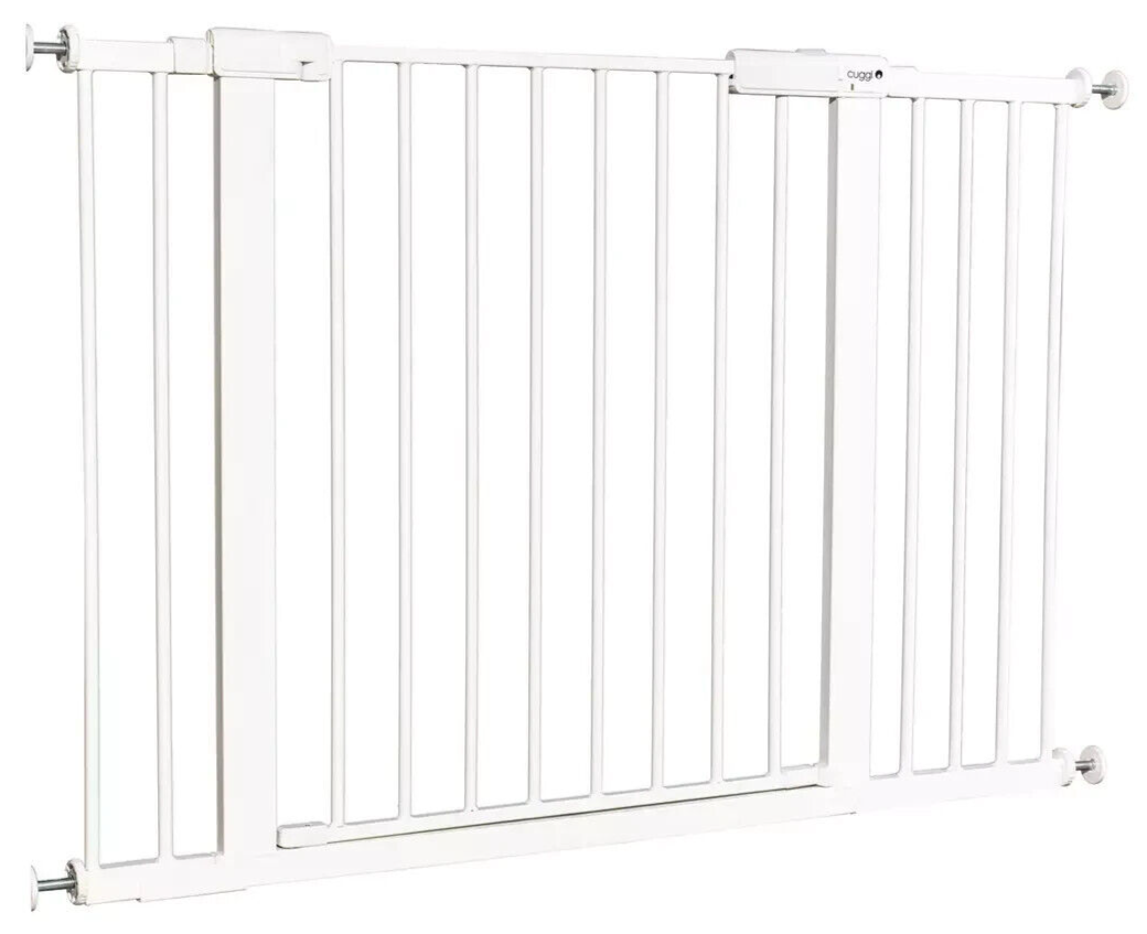 Cuggl Extra Wide Gate Wall Fix Extending Safety Baby Pet Dog Gate Retractable eBay