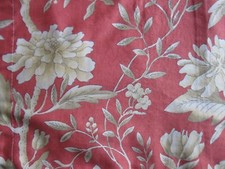1 Ralph Lauren Euro Pillow Sham Villa Camelia Floral Coral, Paprika, Tan Rare