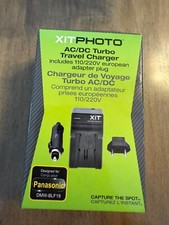 XITPHOTO AC/DC Turbo Travel Charger 110/220V European Adapter Plug Panasonic