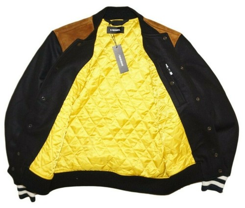 DIESEL W-KISLOV JACKET SIZE M LEATHER SHOULDER 100% AUTHENTIC - Picture 5 of 5