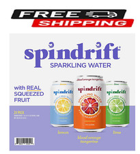 Spindrift Sparkling Water Variety Pack 12 fl. oz., 24 pk.