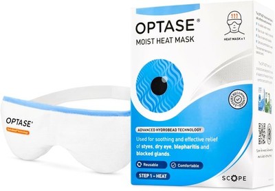 Optase Moist Heat Mask   Heated Eye for Dry Eyes 1 Count .