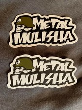 Lot 2 Metal Mulisha 1 14 X 2 34 Stickers Black White Fast Free Ship Lot 2 Metal Mulisha 1 14 X 2 34 Stickers Black White Fast Free Ship