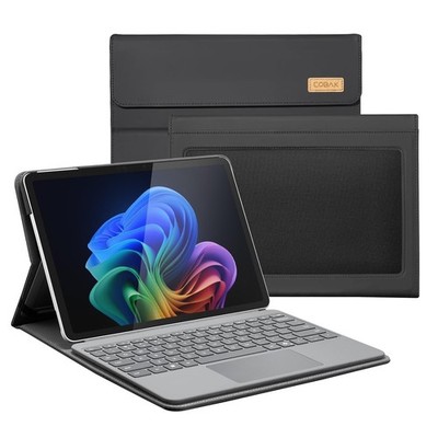 CoBak Case For Microsoft Surface Pro 12'' (2025), Premium Business Cover W/Stand