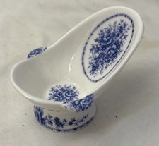 Dolls House Hip Bath Tub Porcelain Blue Floral Design Victorian Furniture 1:12