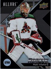 2024-25 Upper Deck Allure - Matt Villalta #104 Black Rainbow - Utah Mammoth