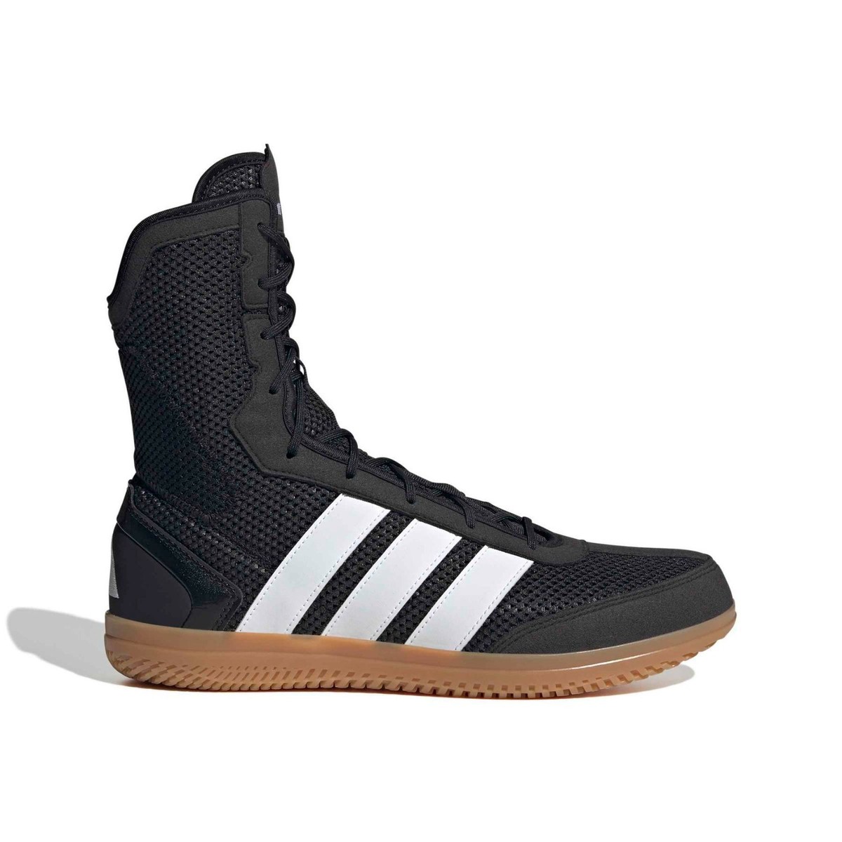 Men's Boxing Shoes Adidas Box Hog WIDE Black Boxing Boots JQ8533
