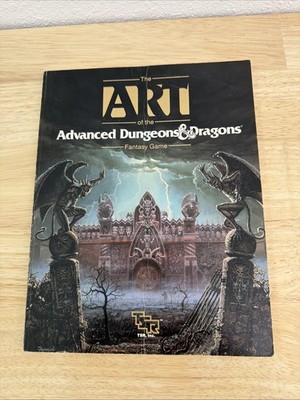 TSR AD&D 1st Ed  Art of the Advanced Dungeons & Dragons Fantasy Game (1st E VG