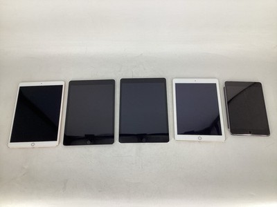 Lot of 5 Apple iPads Mini 4 9th Gen 5th Gen Air 3 64GB 128GB Read