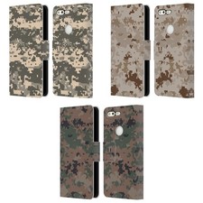 HEAD CASE DESIGNS MILITARY CAMOUFLAGE SERIES 2 LEATHER BOOK CASE GOOGLE PHONES