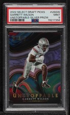 2022 Select Draft Picks Unstoppable Silver Prizm Garrett Wilson PSA 9 MINT 1ew0