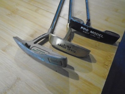 PRE~LOVED 3 PUTTER ~ DONNAY/PRO MODEL/ACCURA~ OLD STK~ FACE BALANCIERT ~ 35'' LONG