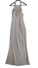 Little Black Dress Maxi Dress UK16 in Grey