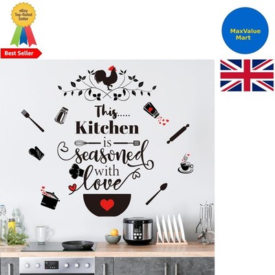 I Love My Kitchen Wandsticker Essen Schriftzug Zitate Spruch Wandtattoo Küche