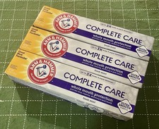 LOT of 3 Arm & Hammer Complete Care Fluoride Toothpaste, Fresh Mint, 6 oz ea 0.94 per gallon