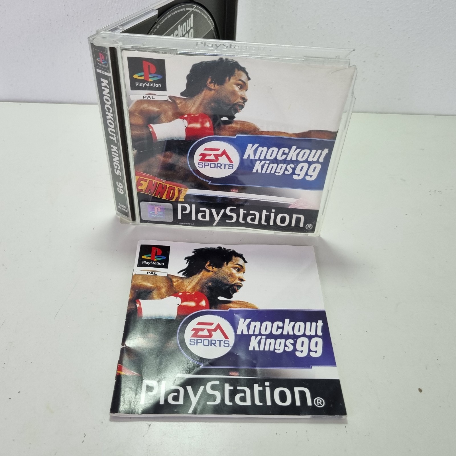 PS1 Knockout Kings 99  PlayStation 1 (Damaged case, see pics) + FREE POST