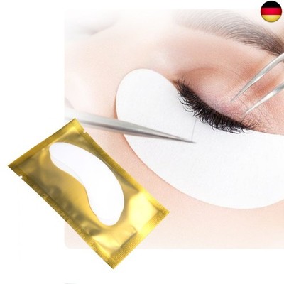 50 Paar Augenpads für Wimpernverlängerung Fusselfrei Augen Gel Patch Hydrogel A