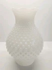 Vintage White Hobnail Milk Glass Lamp Shade