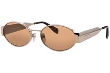 Marc Jacobs 806/S 01Q/70 Sunglasses Women's Gold/Brown/Brown Oval Shape 58mm