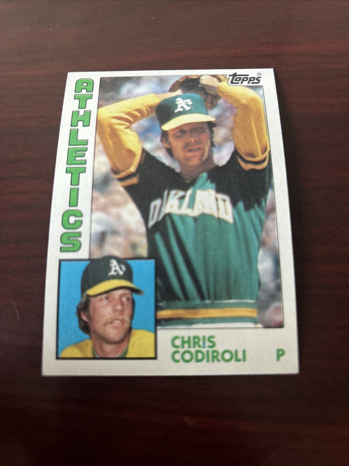 1984 Topps - Chris Codiroli #61 RC Rookie Oakland Athletics NM-MINT SHARP