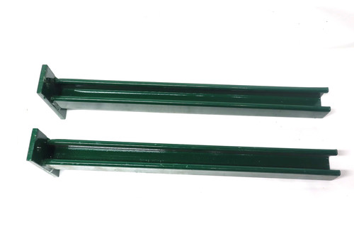 18" Single Channel Reversible Bracket Standoff Unistrut Strut Solid Post - 2 QTY
