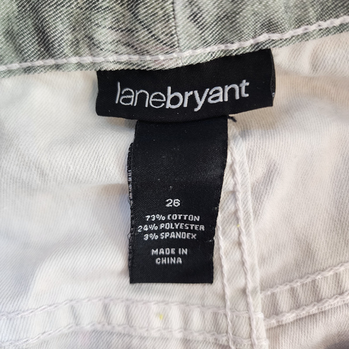 Lane Bryant Women Stamp Jeans Sz. 26 Romantic French Floral Victorian - Picture 4 of 10