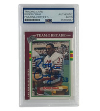 Roger Craig Autographed 2005 Topps All-Time Fan Favorite #73 PSA Authenticated