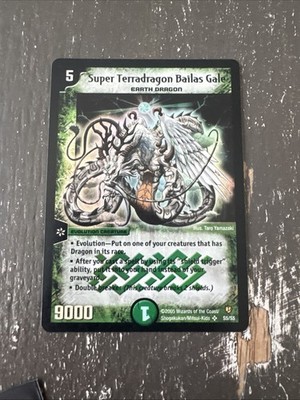 Super Terradragon Bailas Gale Holo Foil Duel Masters English Near