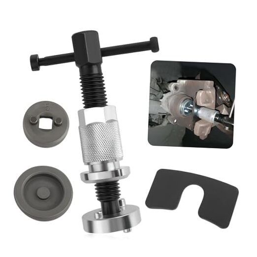 5PCS Brake Caliper Compression Tool Set,Chrome-Plated Steel Brake Caliper Tool 