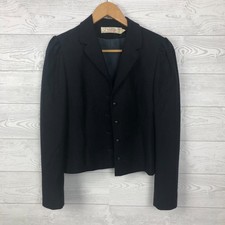 VTG Young Pendleton Junior Misses Size 5/6 100 Virgin Wool Navy Blue Blazer