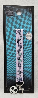 Disney Girl's /Tween The Nightmare Before Christmas Wrist Lanyard With Charm/New