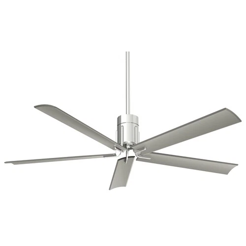 Minka Aire Clean 60" Ceiling Fan - Silver 5-Blade Remote Control - Picture 2 of 2