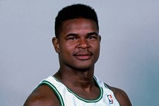 Marcus Webb Boston Celtics poses for a headshot at the Boston Gard- Old Photo