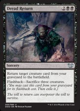1 x Dread Return - Duel Decks: Blessed vs Cursed - Light Play - MTG