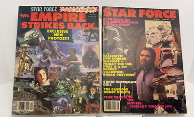 Star Force Magazine Lot of 2 Empire Strikes Back & Star Wars III 1980 1981 A11