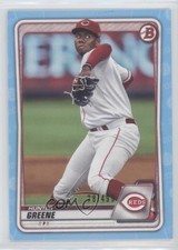 2020 Bowman Draft Sky Blue Border /499 Hunter Greene #BD-196 0xy0
