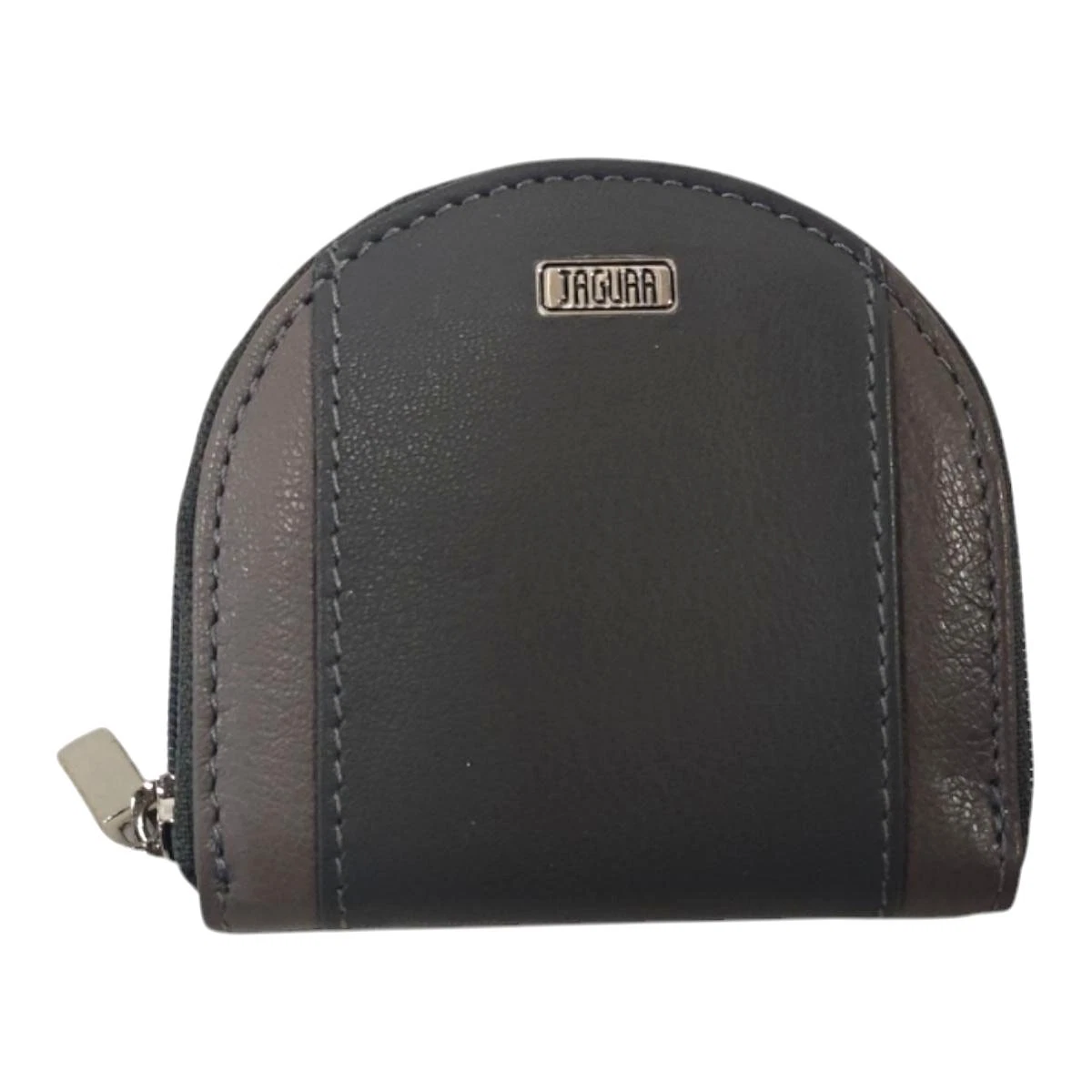 J.Jones - Portafoglio sottile con scomparto portamonete e protezione RFID, in vera pelle, con porta carte pop-up, colore nero