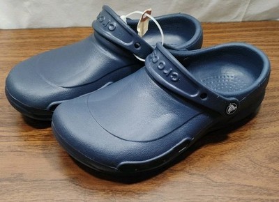 NEW ~ Crocs 'Bistro' Work Clogs - Navy bleu marine ~ Sz US 5M/7W
