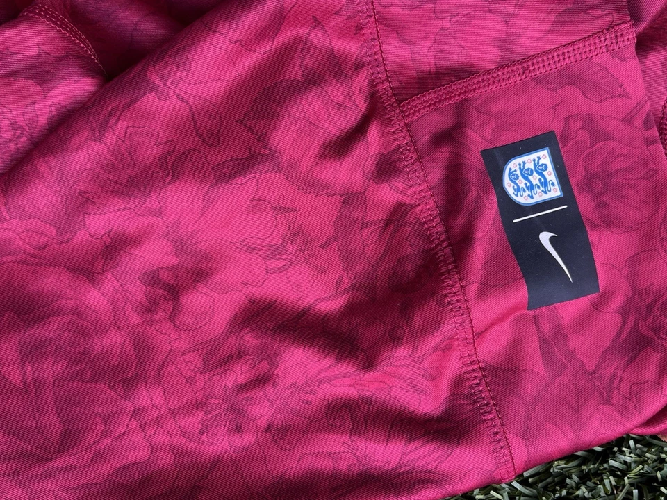 RARE Nike England Lionesses Football Women's World Cup 2019 Rose Leggings Medium - Image 2 of 4