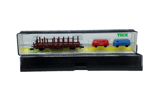 Trix 15192 Rungenwagen mit 2 VW Bussen kl. Defekt | Condition: Gebraucht