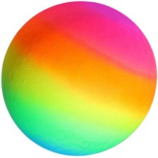 Playground , 8.5 Inch Rainbow Kickball for Adults Indoor  Outdoor Dodgeball ...